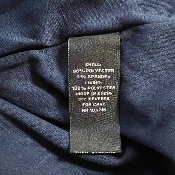 Sharagano Round Neck Lace A-Line Dress Size 16W Knee Length Party Minimalist - Picture 6 of 8